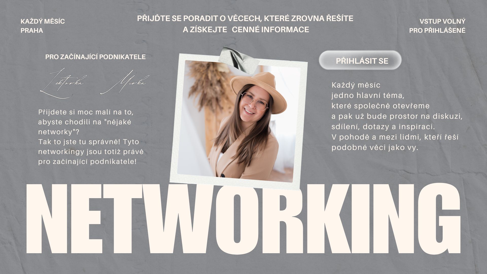 Podnikatelské setkání Networking Praha